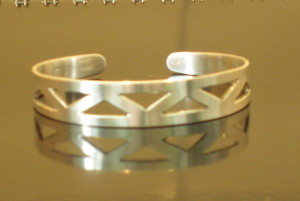 zilveren armband uitgezaagd